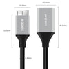 USB 3.0 A Female to Micro B Mobile Hard Disk Adapter Cable, Length:0.2m