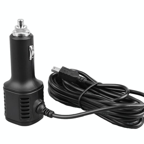 H519 Car Charger Driving Recorder Power Cord Dual USB With Display Charging Line, Specification: Micro Left Elbow