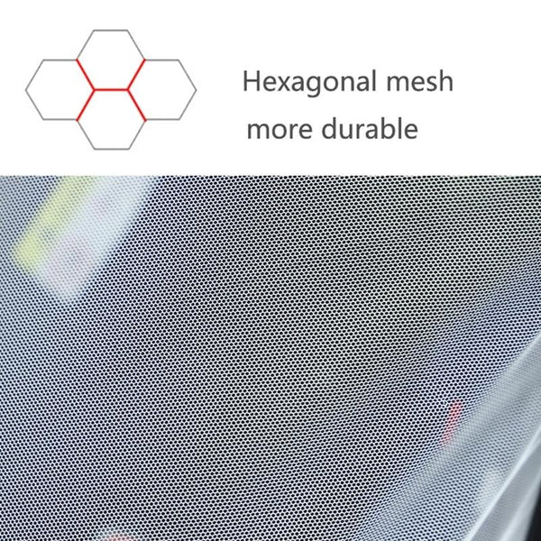 Baby Stroller Pushchair Mosquito Net Newborn Carriage Cradles Cover(White)