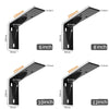 6 inch 15cm Triangle Support Frame Fixed Angle Iron(White)