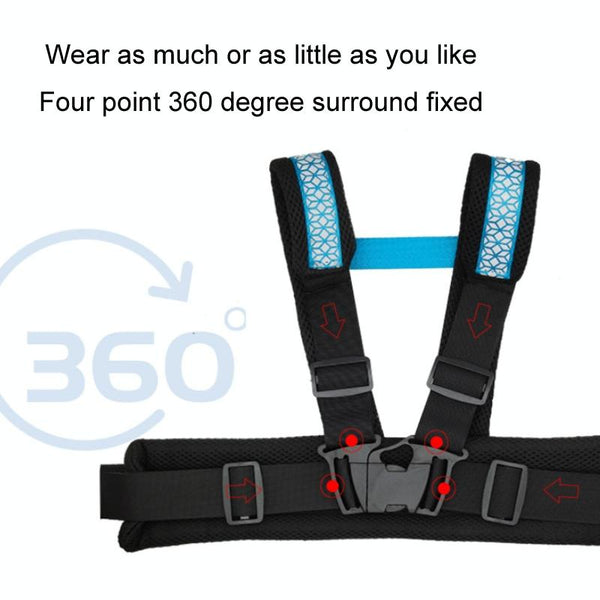 Motorcycle Anti-Fall Children Strap Riding Safety Harness, Color: Light Blue