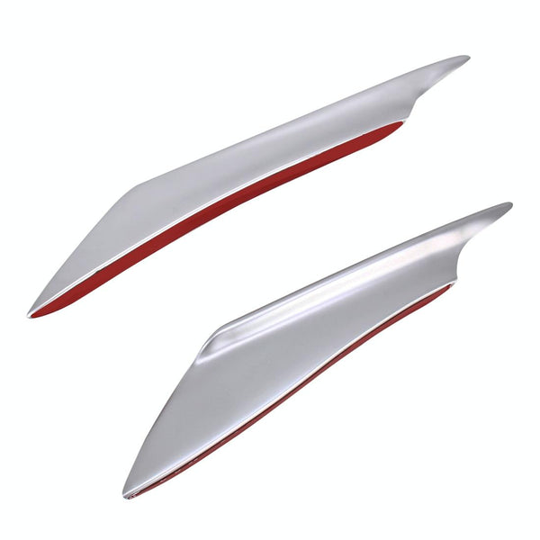 4 PCS Car-Styling Flank Decorative Sticker(Silver)