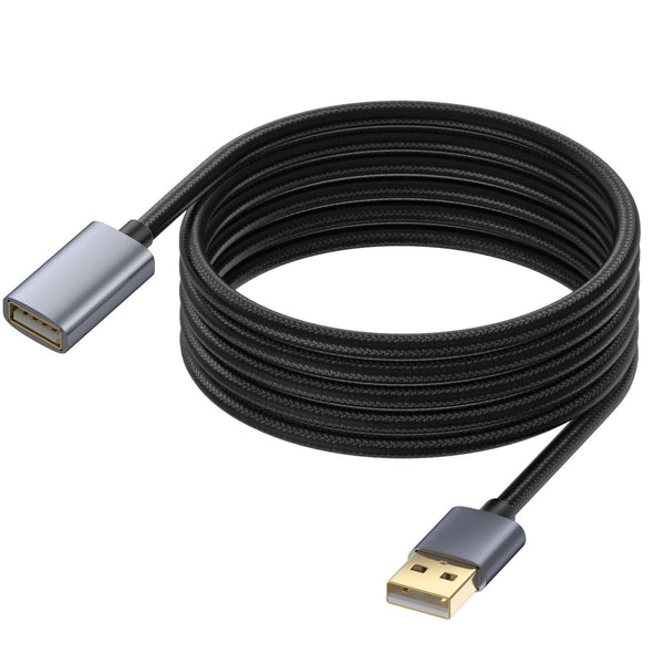 USB2.0 A Male to A Female Extension Data Charging Cable, Length:5m