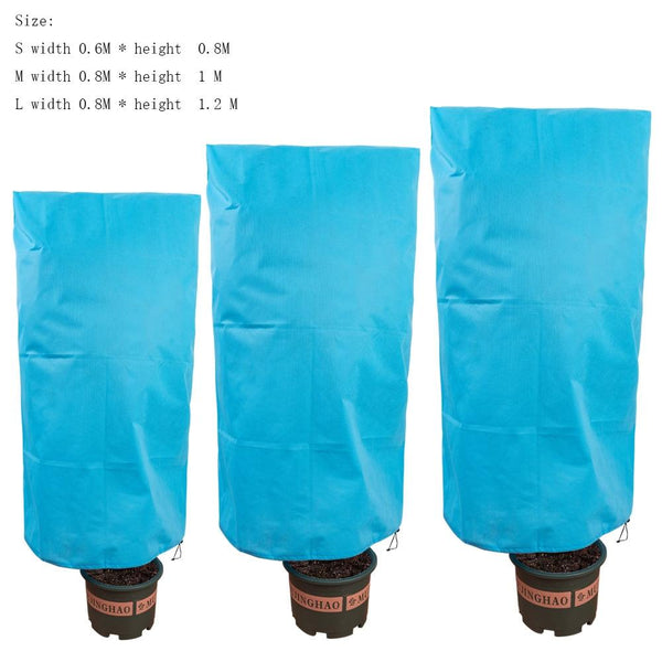 Non-woven Fabric Tree Anti-freeze Cover Winter Plant Protective Bag, Size: 60 x 80cm(Blue)