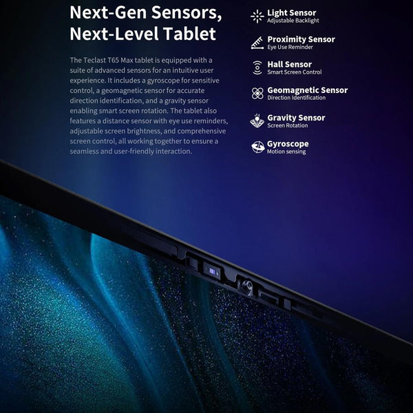 Teclast T65 Max Tablet PC 13 inch, 8GB+256GB,  Android 14 MediaTek Helio G99 Octa Core, 4G LTE Dual SIM