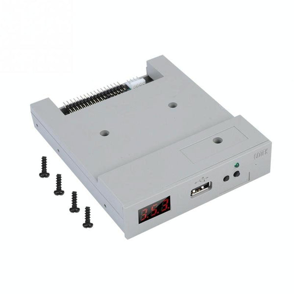 SFR1M44-U100K 3.5inch 1.44MB USB SSD Floppy Drive Emulator for GOTEK, YAMAHA, KORG(Gray)