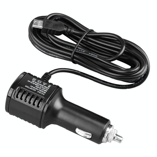 H519 Car Charger Driving Recorder Power Cord Dual USB With Display Charging Line, Specification: Mini Straight