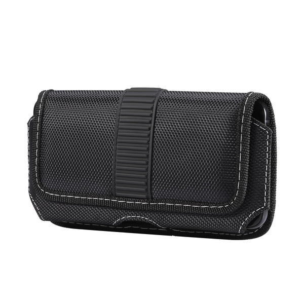 Oxford Cloth Mobile Phone Portable Waist Bag For 5.8-6.1 inch(Black)