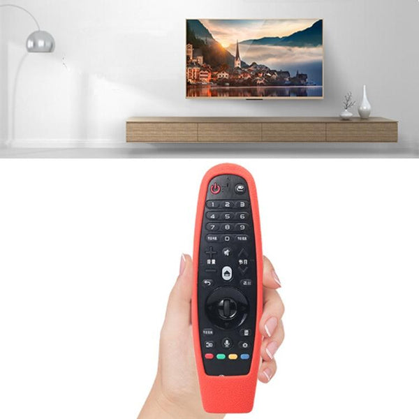Suitable for LG Smart TV Remote Control Protective Case AN-MR600 AN-MR650a Dynamic Remote Control Silicone Case(Black)