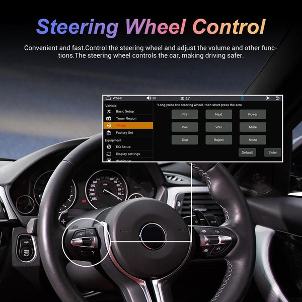 6.86inch Dual Butt Button Knob Player MP5 With Backup Camera Function / Bluetooth / CarPlay(Standard)