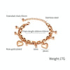 Multi-Layer Stainless Steel Bracelet Ladies Hand Jewelry, Style: 1060Gold Plated