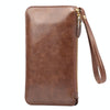 Universal Crazy Horse Texture Touch Screen Wallet Style PU Leather Shoulder Bag for Galaxy Note 8 & Mega 6.3, Huawei Mate 8 / Mate 7, etc. 6.3 inch Below(Coffee)