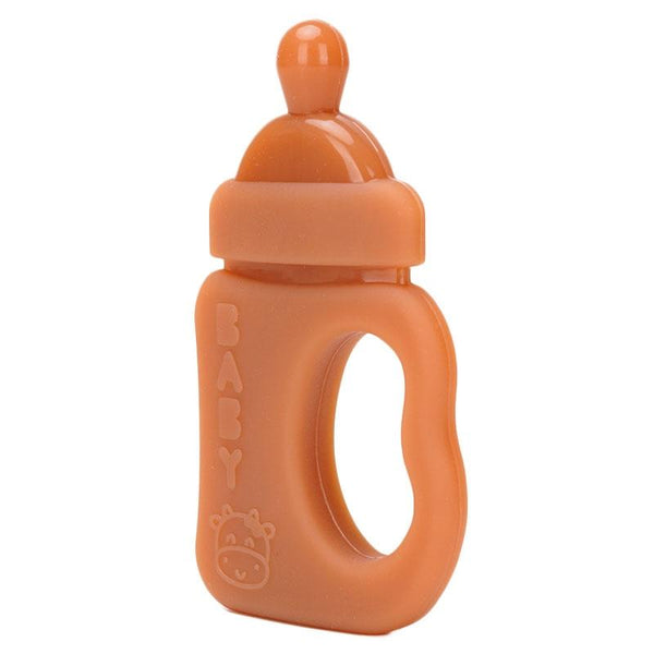 Baby Silicone Teether Bottle Bite Teether Teething Stick, Color: Without Box Nano Color