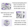 SCC2452 Sterling Silver S925 Love Infinity Heart Zircon Bracelet Beads