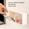 Wall-Mounted Flip Storage Box Paste Small Object Storage Box(White)