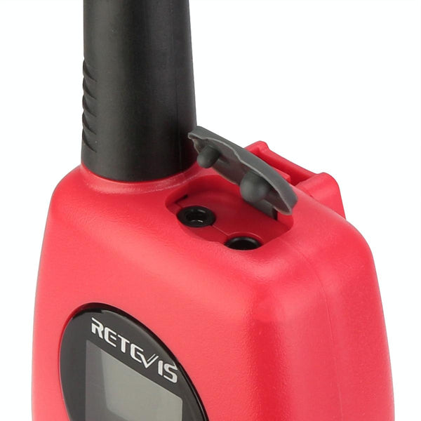 1 Pair RETEVIS RT628B 0.5W EU Frequency 446MHz 3CHS Simple Handheld Children Walkie Talkie(Red)
