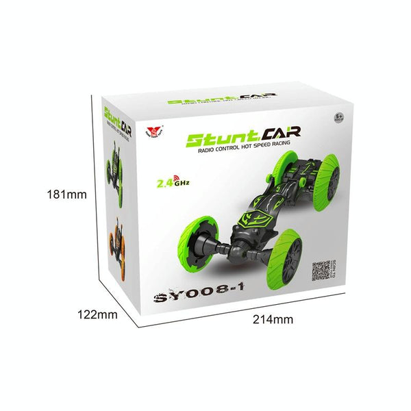 SY008 Wireless Remote Control Car 360-Degree Rotating Telescopic Tipping Bucket Fancy Drifting Deformation Climbing Car(Black Green)