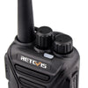 RETEVIS RT27 0.5W EU Frequency 446MHz 16CHS FRS Two Way Radio Handheld Walkie Talkie, EU Plug(Black)