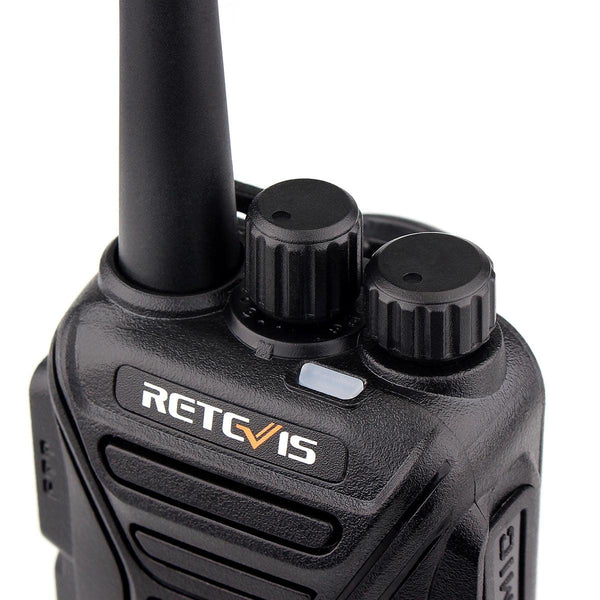 RETEVIS RT27 0.5W EU Frequency 446MHz 16CHS FRS Two Way Radio Handheld Walkie Talkie, EU Plug(Black)