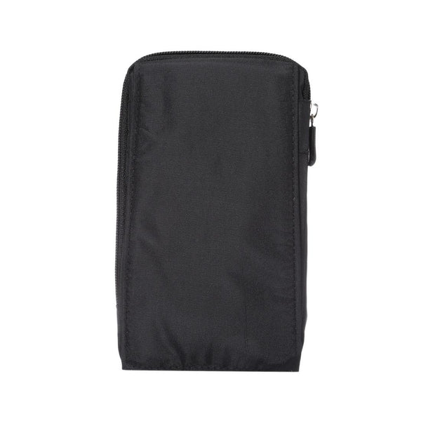 6.4 inch Multifunctional Waterproof Canvas Sports Storage Waist Packs / Phone Cases / Hiking Bag / Camping Bag with Hanging Hook for iPhone 7 Plus / 6S Plus / Galaxy S7 Edge+ / Galaxy Note 8(Black)