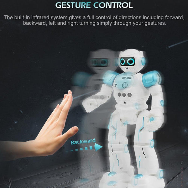 JJR/C R11 CADY WIKE Smart Touch Control Robot with LED Light, Support Waling / Sliding Mode (Green)