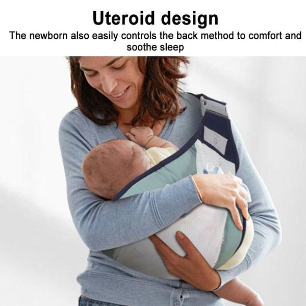 Baby Carrier Front Sling Carrier Portable Baby Carrier(Grey)