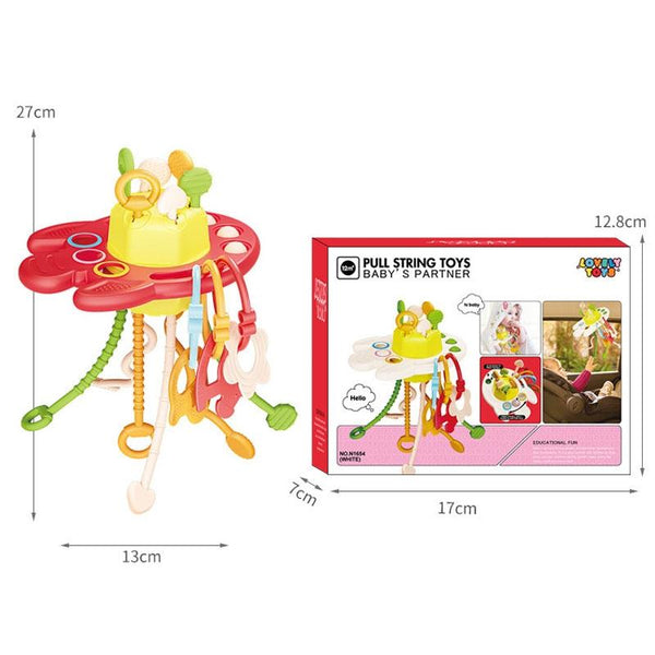 Baby Puzzle Fun Finger Pumping Toys Enlightenment Early Teaching Toys, Style: Flying Sword (Red)