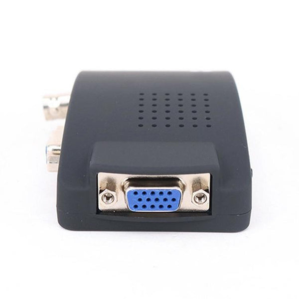 AV/S-Video/BNC to VGA Converter Adapter (Black)