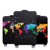 Travel Luggage Cover Suitcase Dustproof Scratch-proof Protection Elastic Sleeve, Size:M Size 22 to 24 inch(English Map)