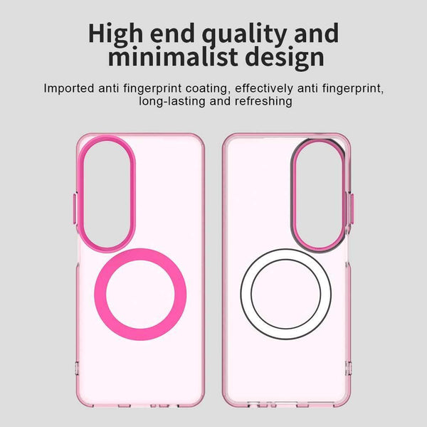 For OPPO A60 Global Candy Magsafe PC Hybrid TPU Phone Case(Red)