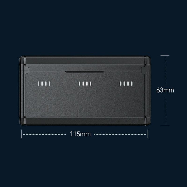 For Sony NP-BX1 TELESIN CMR-002 Camera Battery Charging Case(Single Charging Box)