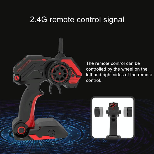 HELIWAY LR-R007 2.4G R/C System 1:16 Wireless Remote Control Drift Off-road Four-wheel Drive Toy Car(Red)