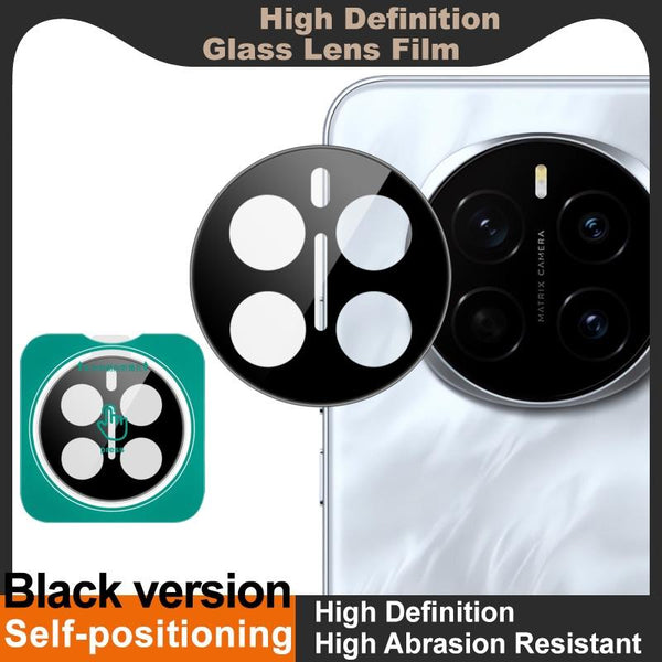 For Honor Magic7 imak Black Version HD Glass Rear Camera Lens Film, Self-positioning Version