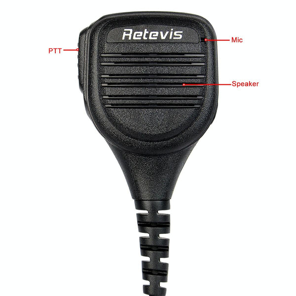 RETEVIS C9050A 2 Pin Remote Speaker Microphone for RT1/RT3/RT8/RT81