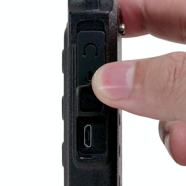 1 Pair RETEVIS RT19 22CHS FRS Two Way Radio Handheld Walkie Talkie, US Plug(Black)