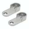 2pcs Wardrobe Closet Rod End Support Bracket Alloy Holder Hardware Furniture Accessories, Style: Thickened