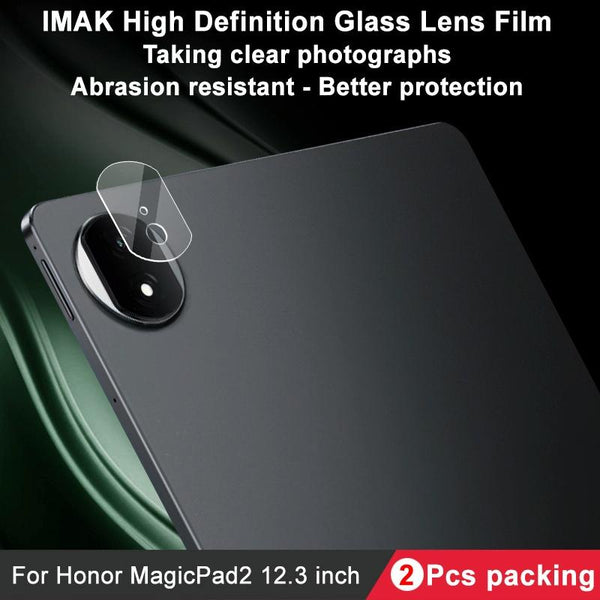 For Honor MagicPad 2 12.3 2 PCS/Set IMAK HD Glass Rear Camera Lens Film