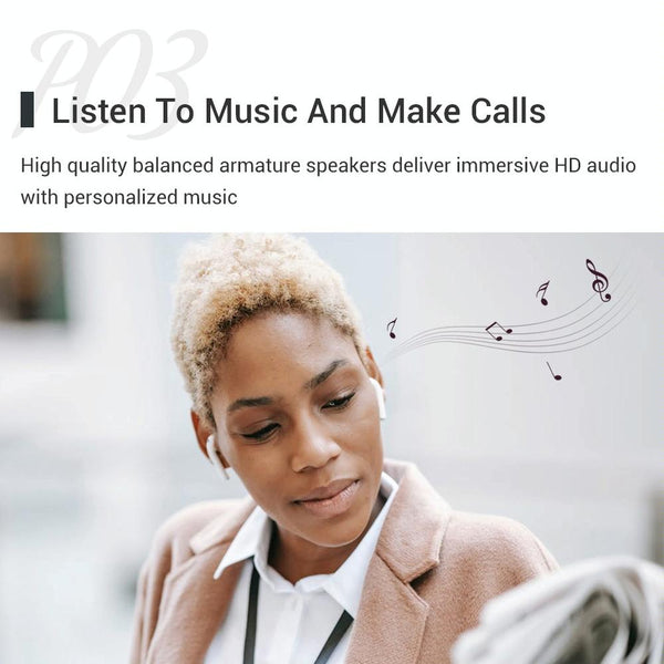 M6 Multi-country Mutual Translation Smart Bluetooth Translation Earphone Supports 127 Languages (Black)