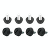 100 PCS Adjustable Foot Pad Furniture Screw Support Stub, M8x15