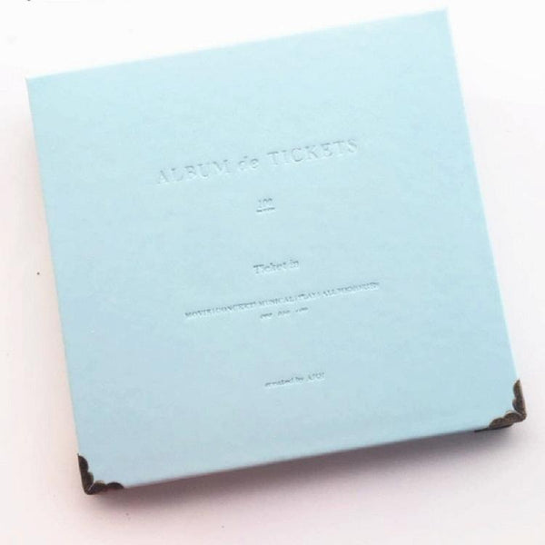 Bill Storage Book Concert Tickets Movie Ticket Train Ticket Favorites Albums Book(Sky Blue)