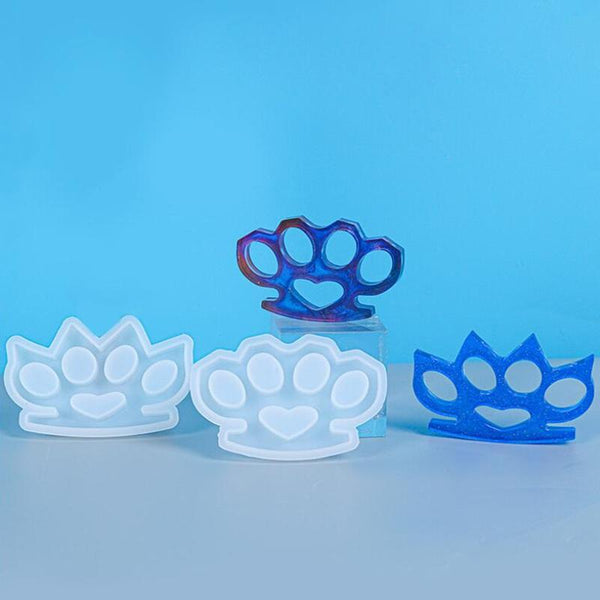 D650 DIY Drop Mold Defense Finger Tiger Silicone Mold(01)