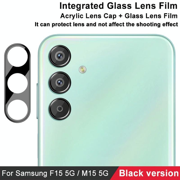 For Samsung Galaxy F15 5G / M15 5G imak High Definition Integrated Glass Lens Film Black Version