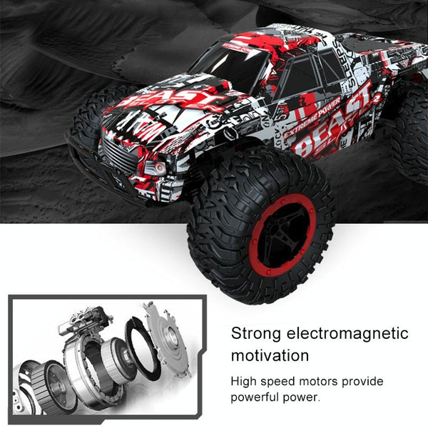 HELIWAY LR-R007 2.4G R/C System 1:16 Wireless Remote Control Drift Off-road Four-wheel Drive Toy Car(Red)