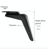 S699 Sickle Metal Furniture Support Leg, Height: 18cm(Titanium)