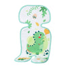 Baby Stroller Mat Seat Cushion Safety Seat Ice Silk Cushion, Color: Five-point Little Green Dragon