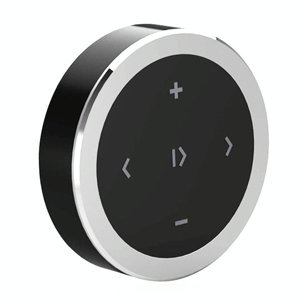 Car Wireless Bluetooth Controller Mobile Phone Multimedia Multi-functional Steering Wheel Remote Controller with Holder (Silver)