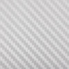 Car Decorative 3D Carbon Fiber PVC Sticker, Size: 127cm x 50cm(Silver)