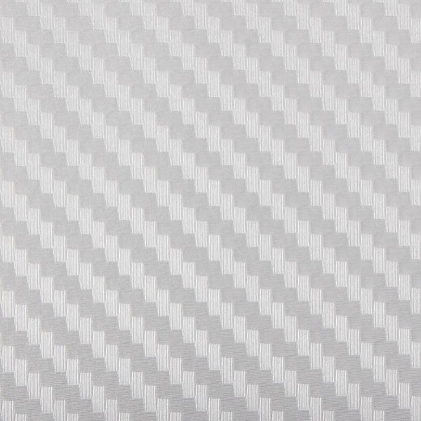 Car Decorative 3D Carbon Fiber PVC Sticker, Size: 127cm x 50cm(Silver)