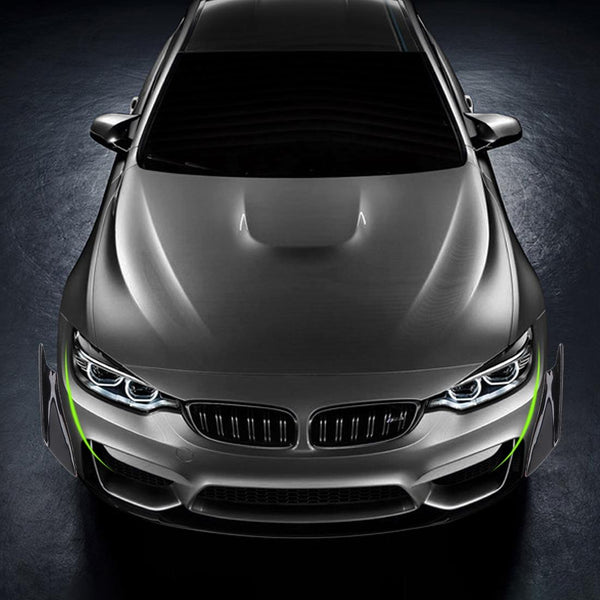 4 PCS Car-Styling Flank Decorative Sticker(Black)