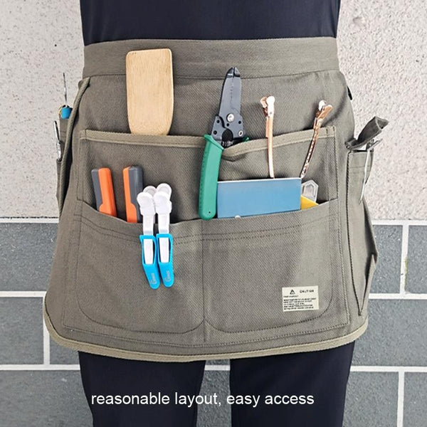 Makeup Storage Gardening Half Apron(Green)